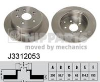 J3312053_диск тормозной задний! toyota corolla ve J3312053_диск тормозной задний! toyota corolla ve