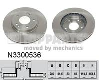 Диск тормозной HYUNDAI VELOSTER передний вент. 11
