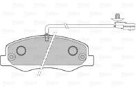 Комплект задних тормозных колодок