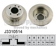 J3310514_диск тормозной задний! kia ceed/pro ceed