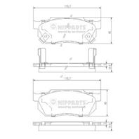Колодки торм.пер.