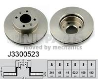 J3300523_диск тормозной передний! Hyundai Getz al