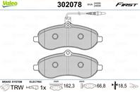 Колодки тормозные CITROEN JUMPY/FIAT SCUDO/PEUGEOT EXPERT 07- передние