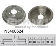 N3400524 тормозной барабан