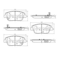 Колодки тормозные KIA OPTIMA 11- пер.