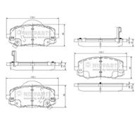 Колодки торм. пер