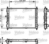 Радиатор системы охлаждения FIAT: BRAVA (182) 1.9 JTD 105 95-02, BRAVO (182) 1.9 JTD 105 95-01, MARE