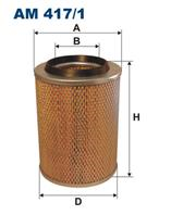 AM 417/1_фильтр воздушный! MB W460/W461/W463 2.3-