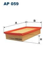 AP 059_фильтр воздушный! Seat Ibiza 1.2-1.7 86-93