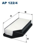 AP 122/4_фильтр воздушный! KIA Rio 1.3i 11&gt