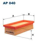 AP 040_фильтр воздушный! Lancia Y10  Fiat Panda/U