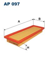 C3465/1 фильтр возд._fiat uno 1.3d 89-92