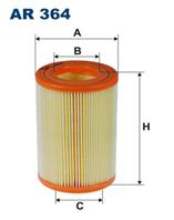 AR 364_фильтр воздушный! Smart Cabrio/City-Coupe/Fortwo 0.6/0.7 98> AR 364_фильтр воздушный! Smart Cabrio/City-Coupe/Fortwo 0.6/0.7 98>