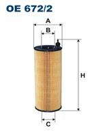 FILTRON OE 672/2 Фильтр масляный BMW E60/87/90/83 DIESEL