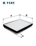 K 1141_фильтр салона! Lada Priora 1.6 08&gt