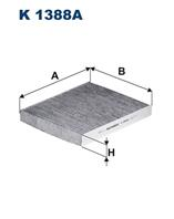 Filtr kabiny z weglem aktywnym seat arona  ibiza v vw polo 1.0-2.0 06