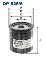 FILTRON OP 525/6 Фильтр масляный VAG 2.0 BiTDI 09-