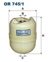 FILTRON OR 745/1 Фильтр масляный IVECO/RENAULT TRUCKS