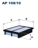 AP 108/10_фильтр воздушный! Hyundai H-1 2.5CRDi 0