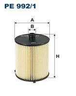 KX245/4D Фильтр топл. Toyota Yaris III 1.4 D-4D 11-