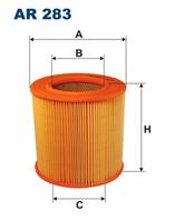AR 283 фильтр воздушный! 177x180x100x100 Mazda 626 2.0D 84-87