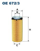 FILTRON OE 672/3 Фильтр масляный BMW F01/10/E70/71 2.5D-4.0D