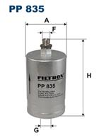 [pp835] filtron фильтр топливный