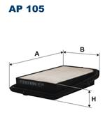 AP 105_фильтр воздушный! Honda Civic/CRX 1.6i 16V