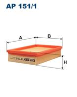 AP 151/1 фильтр воздушный! Ford Fiesta 1.6/1.8D 89-96
