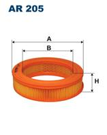 AR 205_фильтр воздушный! Ford Escort/Fiesta/Orion