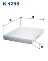 K 1295 фильтр салона! 252x202x31 Hyundai ix55 3.0CRDi V6 08&gt