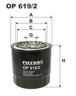 FILTRON OP 619/2 Фильтр масляный TOYOTA AVENSIS/CARINA E 2.0D/TD