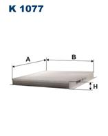 CU2841 Фильтр салона_Saab 9000 89-98