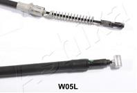 Трос стояночного тормоза левый