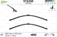 VALEO 574 346 Щётки с/о 600/475мм SILENCIO X-TRM