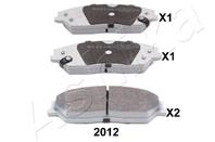 комплект колодок для дисковых тормозов