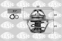 SASIC 4000363 Термостат RENAULT LOGAN/KANGOO/MEGANE 89С