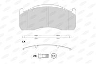 Колодки диск. тормоза на ось 29151 VOLVO 216x97x29 (подвесной мост)