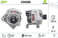 VL439486_генератор! 14V/150A BMW E60/E65/E66/X3 2.0-3.0 03-01