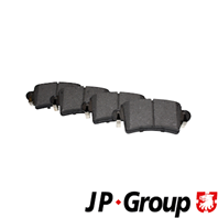 Колодки тормозные дисковые задние 1263700910 от компании JP GROUP