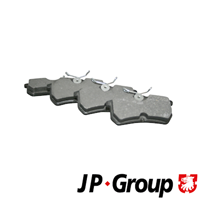 Колодки тормозные дисковые задние 1563700410 от производителя JP GROUP