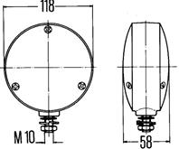 Indicator lamp  side