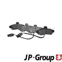 Колодки тормозные дисковые задние 1563700310 от фирмы JP GROUP