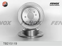 F-диск тормозной tb215119 bmw e30 1.6-2.5 -93 r