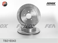 F-Диск тормозной TB219343 Nissan Murano  3.5 4WD  05- 307 6*62*16. Задний