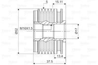 Муфта свободного хода MB W169/245 1.5/2.0 04-