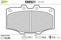 Комплект тормозных колодок, дисковый тормоз