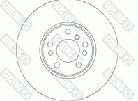 Диск тормозной 6041875