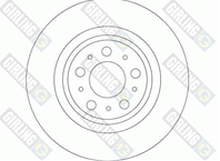 Диск тормозной 6043382