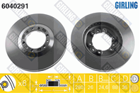 Диск тормозной 6040291